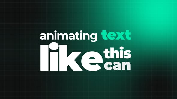 Typography Animation | AE（619950）-技能树